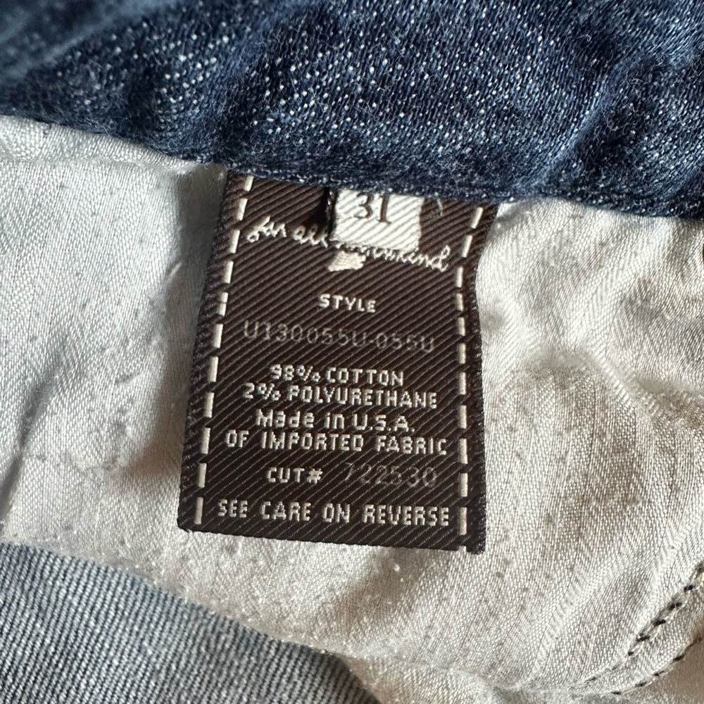 7 For All Mankind Dark Blue Flare Jeans - Picture 7 of 15